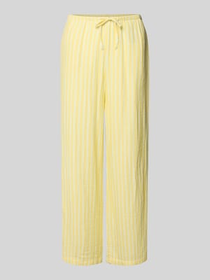 Loose Fit Weite Hose aus reiner Baumwolle Modell 'THYRA' Shop The Look MANNEQUINE