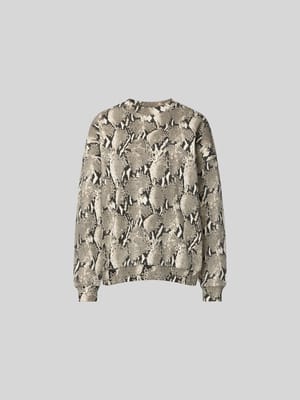 Oversized Sweatshirt aus Baumwolle Shop The Look MANNEQUINE