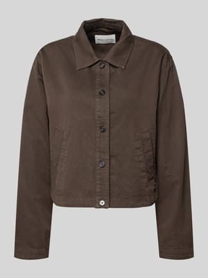 Oversized Hemdjacke aus Baumwoll-Lyocell-Leinen-Mix  Shop The Look MANNEQUINE