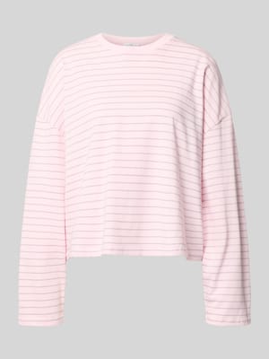 Longsleeve mit rückseitigem Statement-Print Shop The Look MANNEQUINE