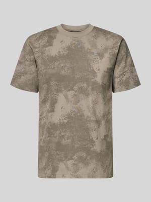 T-Shirt aus Baumwolle mit Rundhalsausschnitt Shop The Look MANNEQUINE