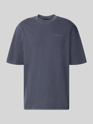 Oversized T-Shirt mit Logo-Stitching Shop The Look MANNEQUINE