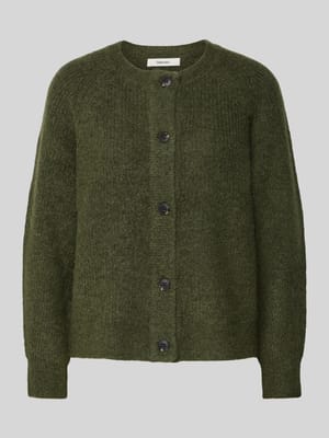 Regular fit gebreid jack van wolmix met alpaca, model 'LULU' Shop The Look MANNEQUINE