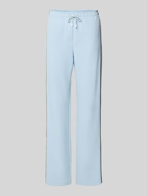Spodnie dresowe o kroju wide fit z fakturowanym wzorem Shop The Look MANNEQUINE