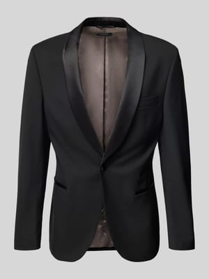 Slim Fit 1-Knopf-Sakko mit Reverskragen Shop The Look MANNEQUINE