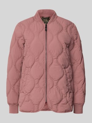 Steppjacke mit Stehkragen und Eingrifftaschen Shop The Look MANNEQUINE