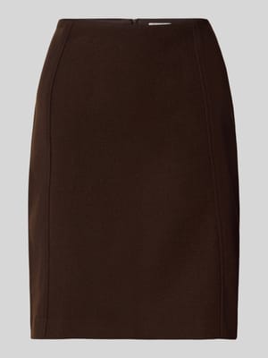 Knielanger Rock mit Nahtreißverschluss Shop The Look MANNEQUINE