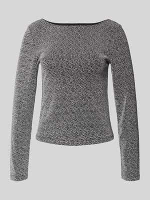 Regular fit shirt met lange mouwen en structuurmotief, model 'JINA' Shop The Look MANNEQUINE