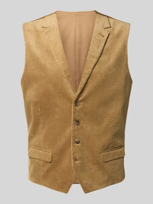 Weste aus Cord mit Pattentaschen Shop The Look MANNEQUINE