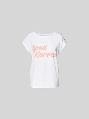 T-Shirt aus reiner Baumwolle Shop The Look MANNEQUINE