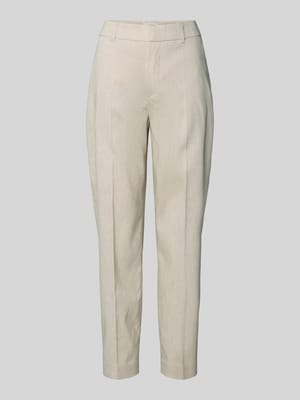 Hose aus Leinen-Mix mit Bügelfalten Modell 'SEARCH' Shop The Look MANNEQUINE