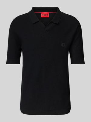 Regular Fit Poloshirt mit Label-Badge Modell 'Shiplom' Shop The Look MANNEQUINE