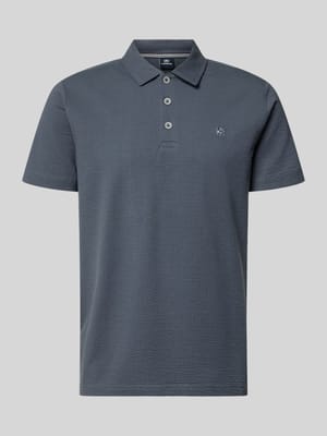 Regular Fit Poloshirt mit Logo-Stitching Shop The Look MANNEQUINE