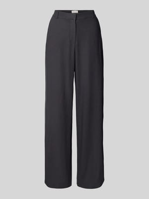 Straight leg linnen broek met steekzakken, model 'Pennie Ginia' Shop The Look MANNEQUINE