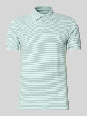 Slim Fit Poloshirt aus Baumwoll-Mix Shop The Look MANNEQUINE