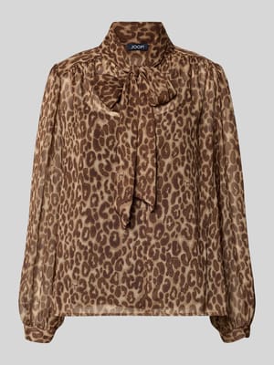 Schluppenbluse mit Ballonärmeln Modell 'Bettina' Shop The Look MANNEQUINE