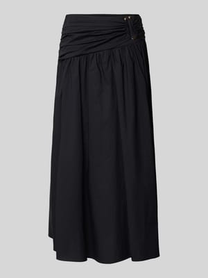 Cocktailrok met draperieën model 'Dottie' Shop The Look MANNEQUINE