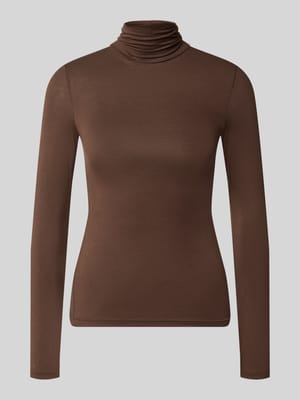 Slim Fit Longsleeve aus Viskose-Mix Modell 'Rana' Shop The Look MANNEQUINE