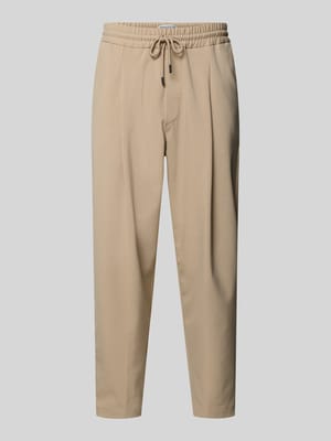 Relaxed Fit Bundfaltenhose mit Viskose-Anteil Modell 'VIGGO CROPPED' Shop The Look MANNEQUINE