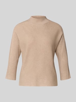 Strickpullover mit Stehkragen und 3/4-Arm Shop The Look MANNEQUINE