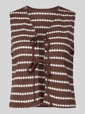 Regular Fit Weste mit Baumwoll-Anteil Modell 'EVA LIFE' Shop The Look MANNEQUINE