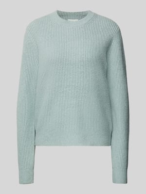 Gebreide pullover met ronde hals Shop The Look MANNEQUINE