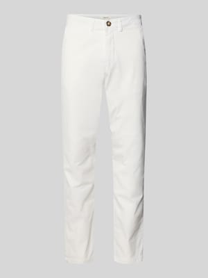 Slim fit chino van biologische katoenmix, model '175-SLIM NEW MILES' Shop The Look MANNEQUINE