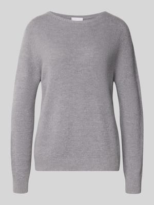 Gebreide pullover met ribboorden Shop The Look MANNEQUINE