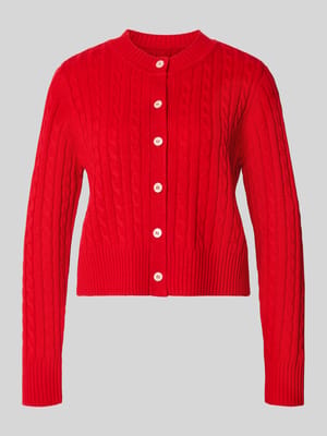 Strickjacke mit Woll-Anteil Shop The Look MANNEQUINE