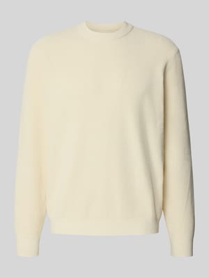 Regular fit shirt met lange mouwen en ronde hals Shop The Look MANNEQUINE