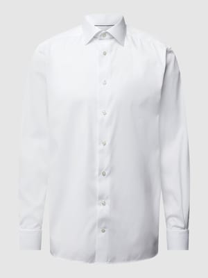 Regular Fit Business-Hemd aus Popeline  Shop The Look MANNEQUINE