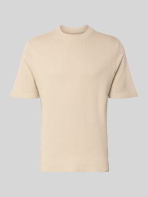 T-Shirt mit Label-Detail Modell 'MILANO' Shop The Look MANNEQUINE