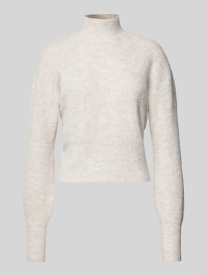 Gebreide pullover met opstaande kraag, model 'NELLA' Shop The Look MANNEQUINE