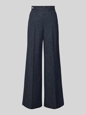 Wide leg stoffen broek met persplooien, model 'Tupita' Shop The Look MANNEQUINE