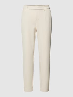 Slim fit stoffen broek met steekzakken, model 'Lisa' Shop The Look MANNEQUINE