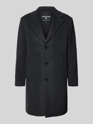 Regular fit lange wollen jas met kasjmier, model 'ADRIA 3.0' Shop The Look MANNEQUINE