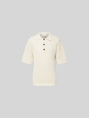 Poloshirt in Strick-Optik Shop The Look MANNEQUINE