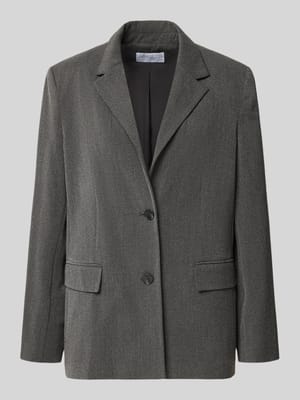 Regular Fit Kurzblazer mit Schulterpolstern Shop The Look MANNEQUINE