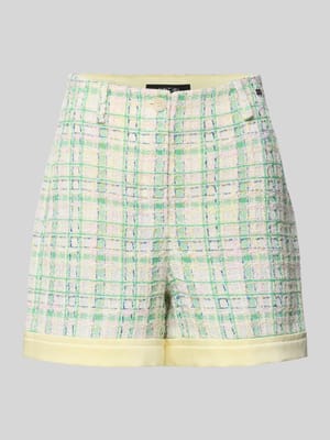 Szorty o kroju wide fit z detalem z metką Shop The Look MANNEQUINE