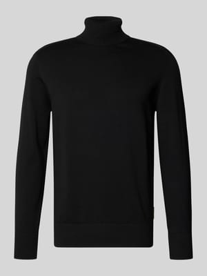 Regular Fit Rollkragenpullover aus reiner Baumwolle Shop The Look MANNEQUINE