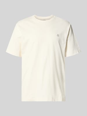 męski t-shirt o kroju regular fit z czystej bawełny Shop The Look MANNEQUINE