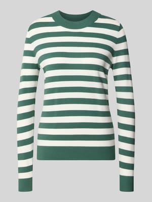 Strickpullover mit Rundhalsausschnitt Shop The Look MANNEQUINE