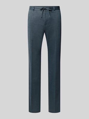 Straight Fit Stoffhose mit Tunnelzug Modell 'Sparta' Shop The Look MANNEQUINE