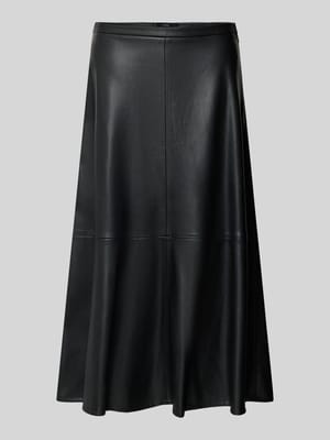Midirock in Leder-Optik Modell 'PARIS' Shop The Look MANNEQUINE