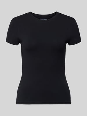 T-shirt o kroju slim fit z mieszanki bawełny Shop The Look MANNEQUINE