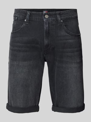 Szorty jeansowe o kroju slim fit z 5 kieszeniami model ‘RONNIE’ Shop The Look MANNEQUINE
