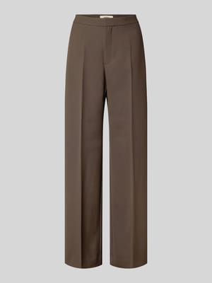 Stoffen broek met persplooien, model 'Leya Miley' Shop The Look MANNEQUINE