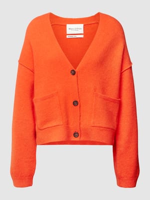 Kurtka z dzianiny z listwą guzikową Shop The Look MANNEQUINE
