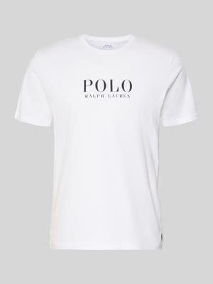 Góra od piżamy o kroju regular fit z czystej bawełny Model 'CREW-SLEEP-TOP' Shop The Look MANNEQUINE