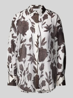 Hemdbluse aus Lyocell-Leinen-Mix Shop The Look MANNEQUINE